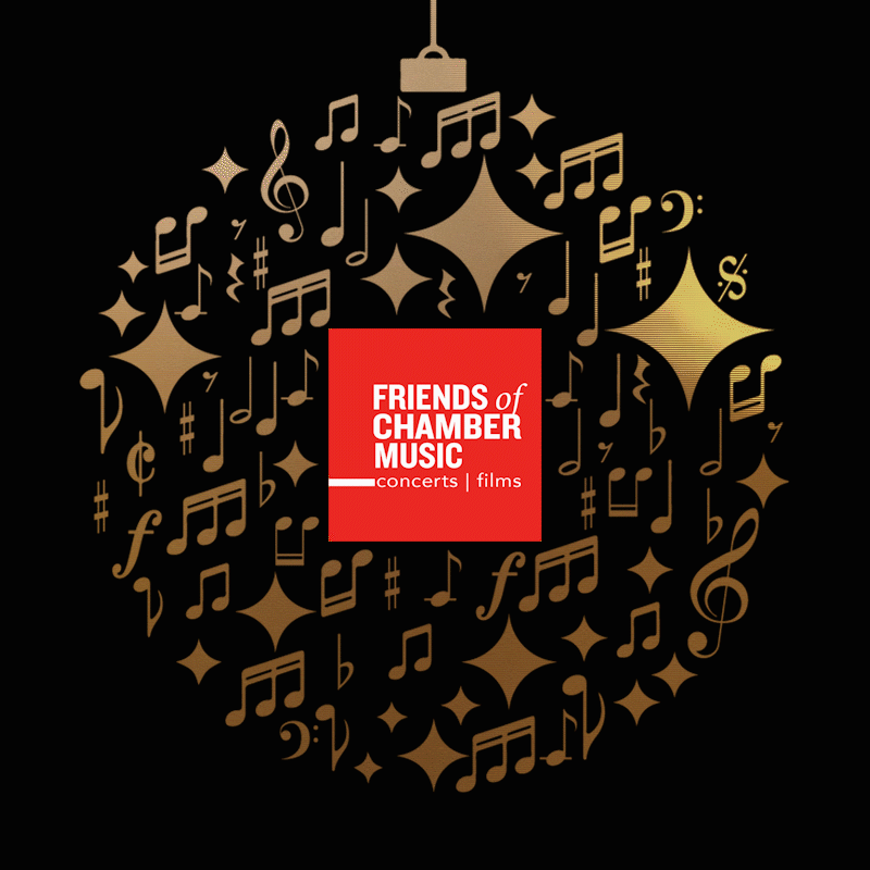Friends of Chamber Music Holiday Logo